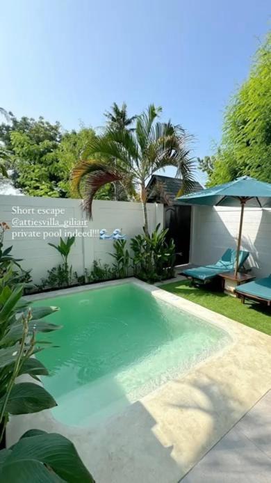 Atties Villa Gili Air Zewnętrze zdjęcie