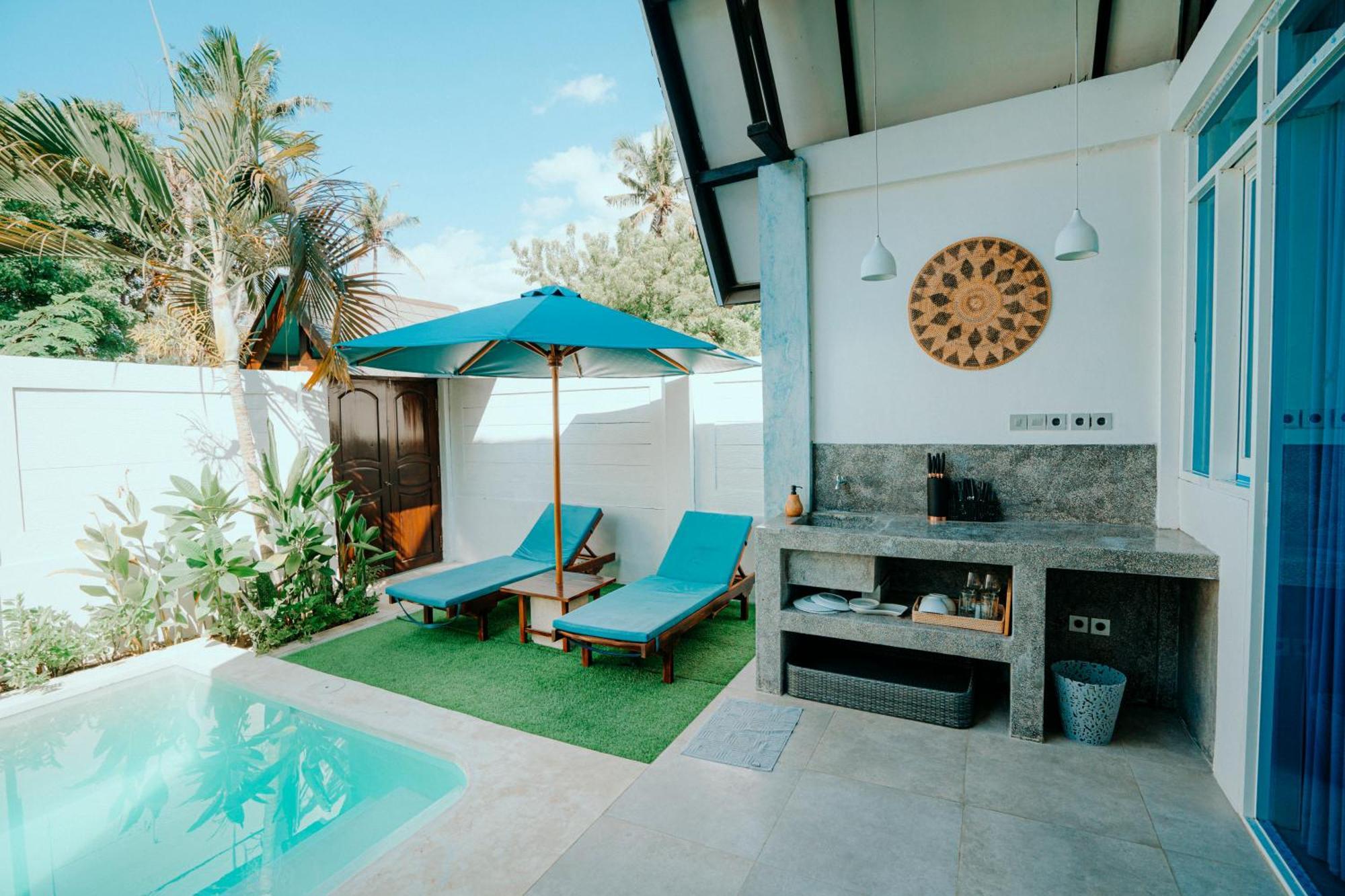 Atties Villa Gili Air Zewnętrze zdjęcie
